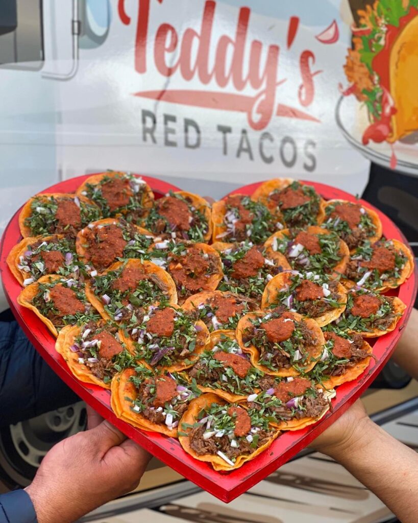 Heart filled with tacos